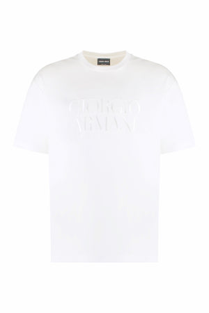 Cotton crew-neck T-shirt-0